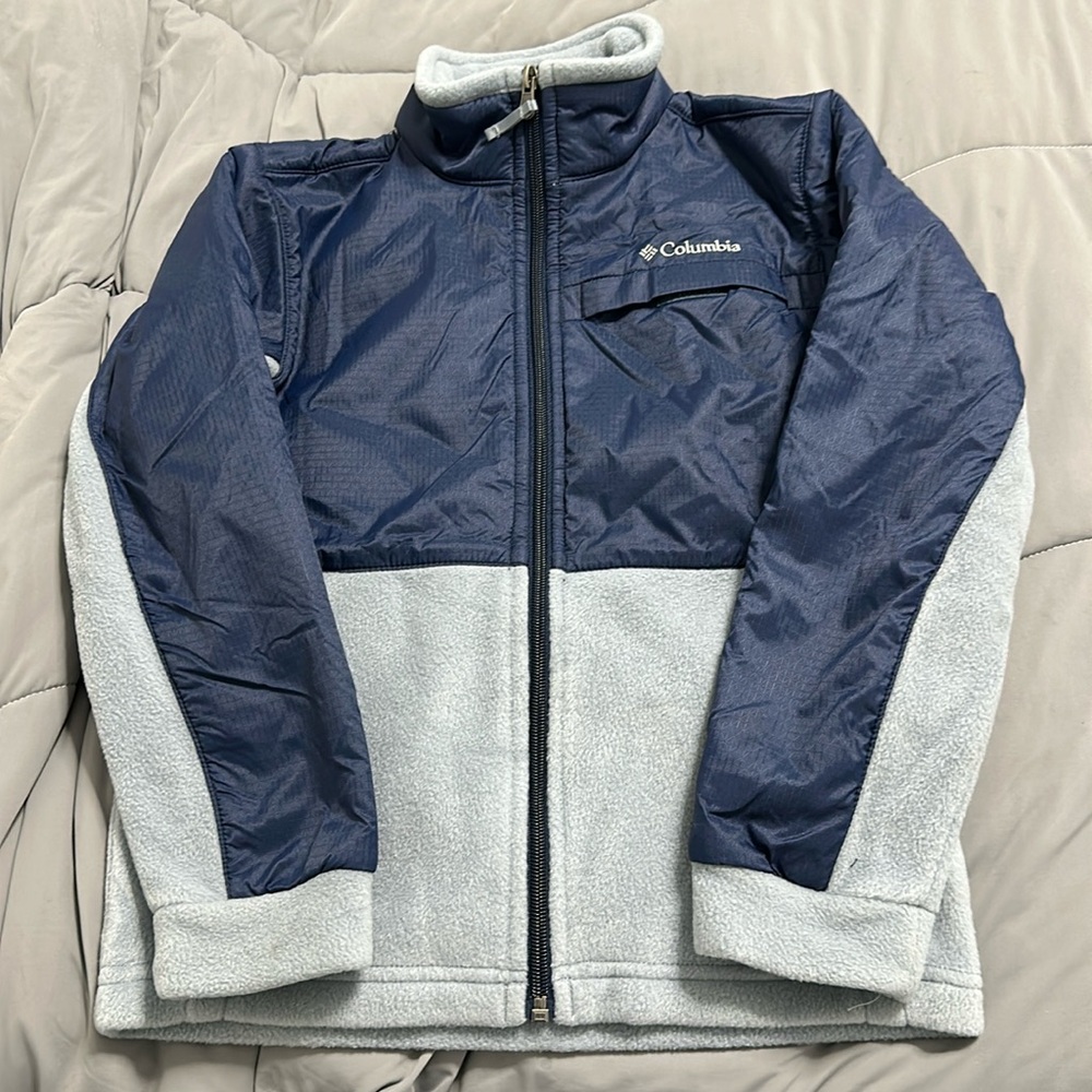 Boys Columbia zip fleece